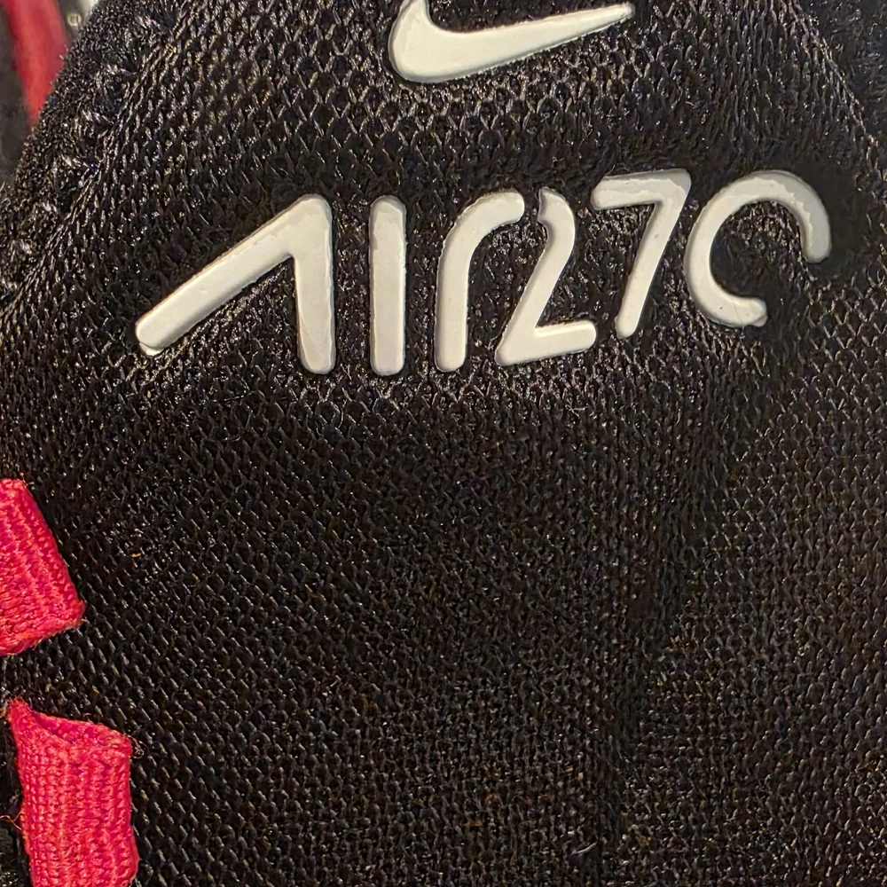 Nike Black and Red Air Max 270 Sneakers - Picture 3 of 7
